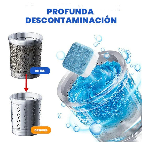 Pack x24 Pastillas TurboClean™ – Renueva tu lavadora por dentro