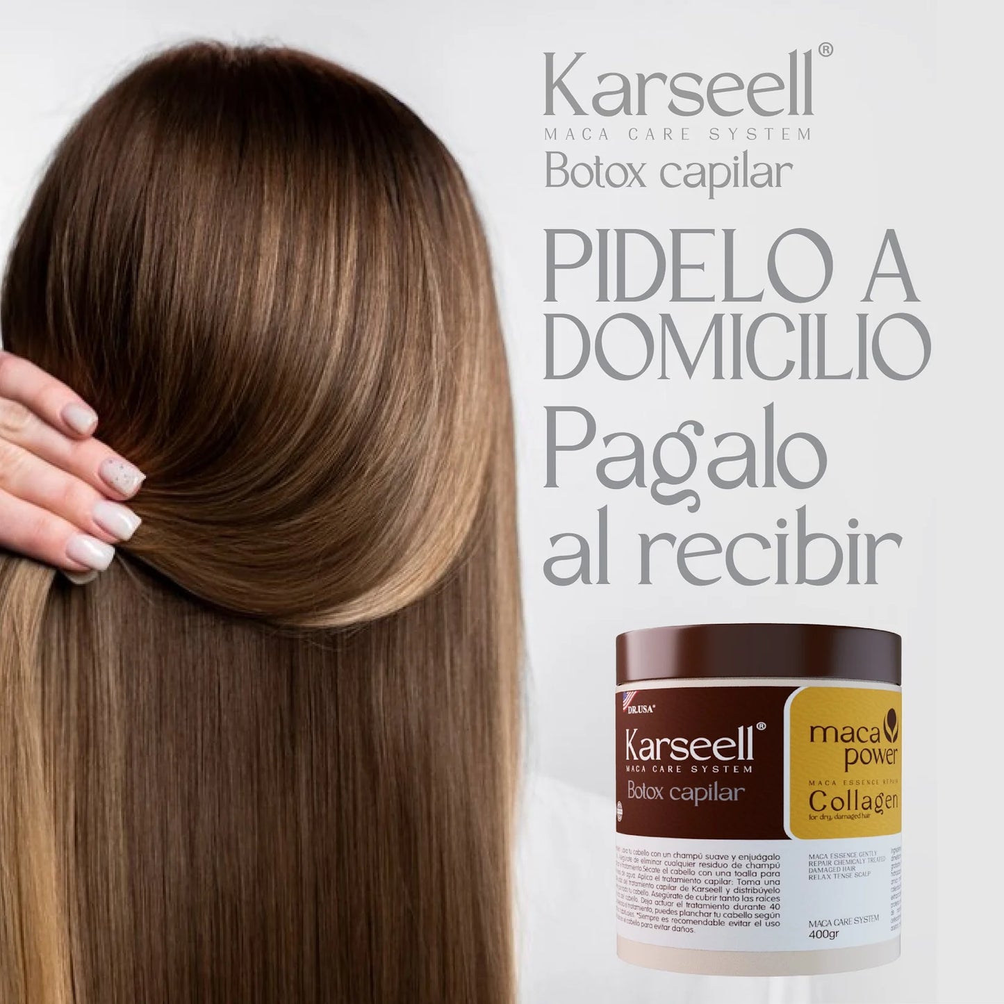 COMBO Karseell® BOTOX CAPILAR - Tu cabello con la salud, brillo y suavidad. 💆♀️