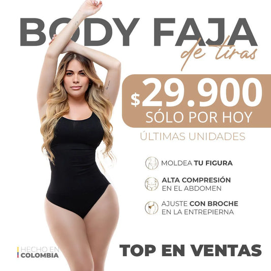 Body Faja Moldeador INVISIBLE - Realza tu figura de forma natural y cómoda😍
